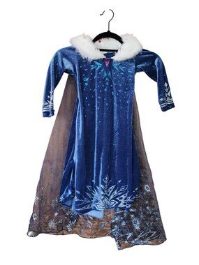 Frozen Elsa Princess Dress Costume for Girl Cosplay Halloween Party Size 3/4